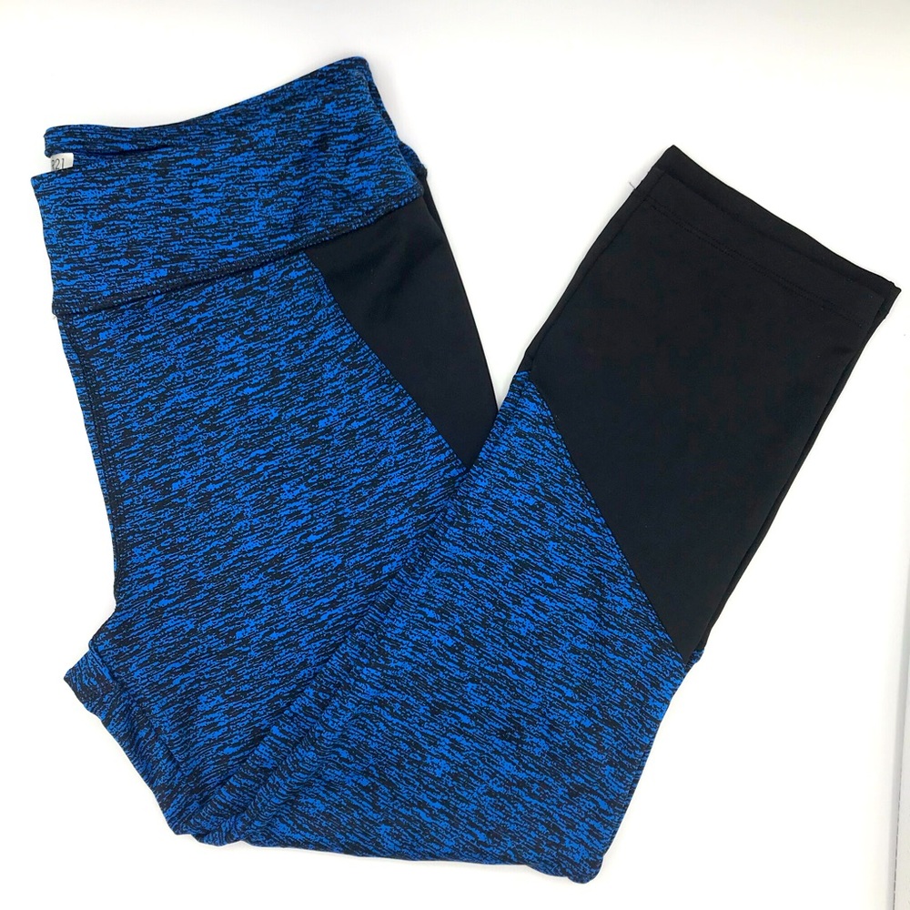 Forever21 cropped Leggings blue medium